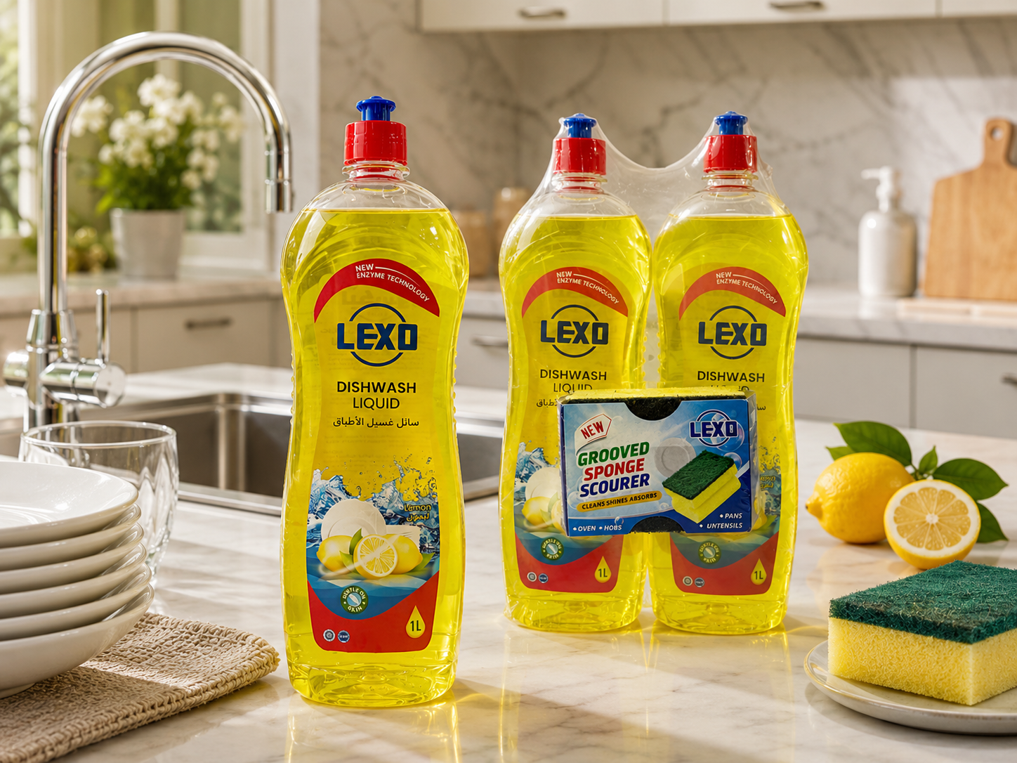LEXO Dishwash Liquid Lemon UAE